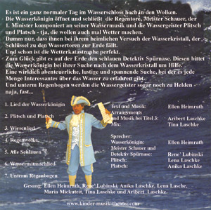 CD-Cover Das Wasserwunder Rckseite