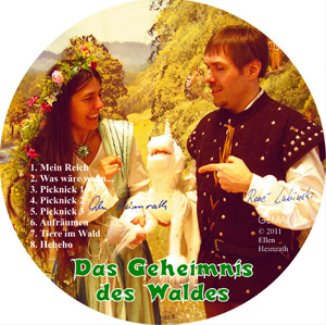 CD-Cover Das Geheimnis des Waldes Label